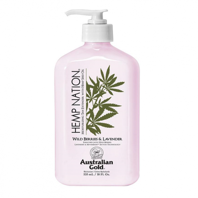 Australian Gold Hemp Nation Wild Berries and Lavander Moisturiser Tan Extender