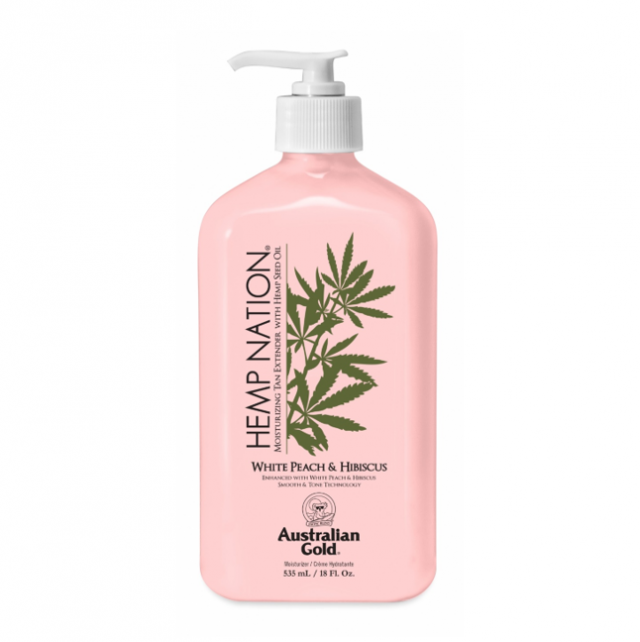 Australian Gold Hemp Nation White peach and hibiscus